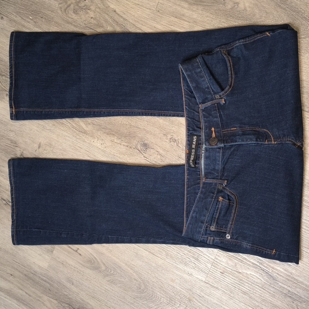 sac971 ❤️Express Jeans Boot Low Rise Size 10 w/ 31.5" Inseam Woman's Jeans